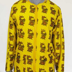 Chaqueta Calavera Flores