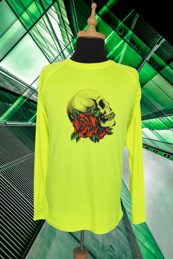 Polera Amarilla Calavera